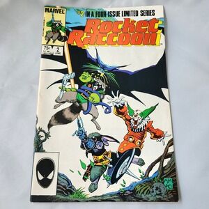 Marvel Rocket Raccoon Comic Book Limited Series Issue #2 Vintage Collector‎ VF